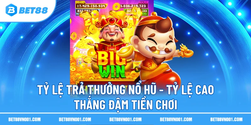 ty le tra thuong no hu ty le cao thang dam tien choi Tỷ Lệ Trả Thưởng Nổ Hũ BET88- Tỷ Lệ Cao Thắng Đậm Tiền Chơi